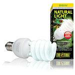 Лампа для террариума Exo Terra Natural Light для облучения лучами УФ-В спектра 26 Вт, E27